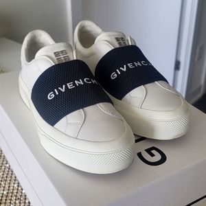 Givenchy City Leather Slip-On Sneakers